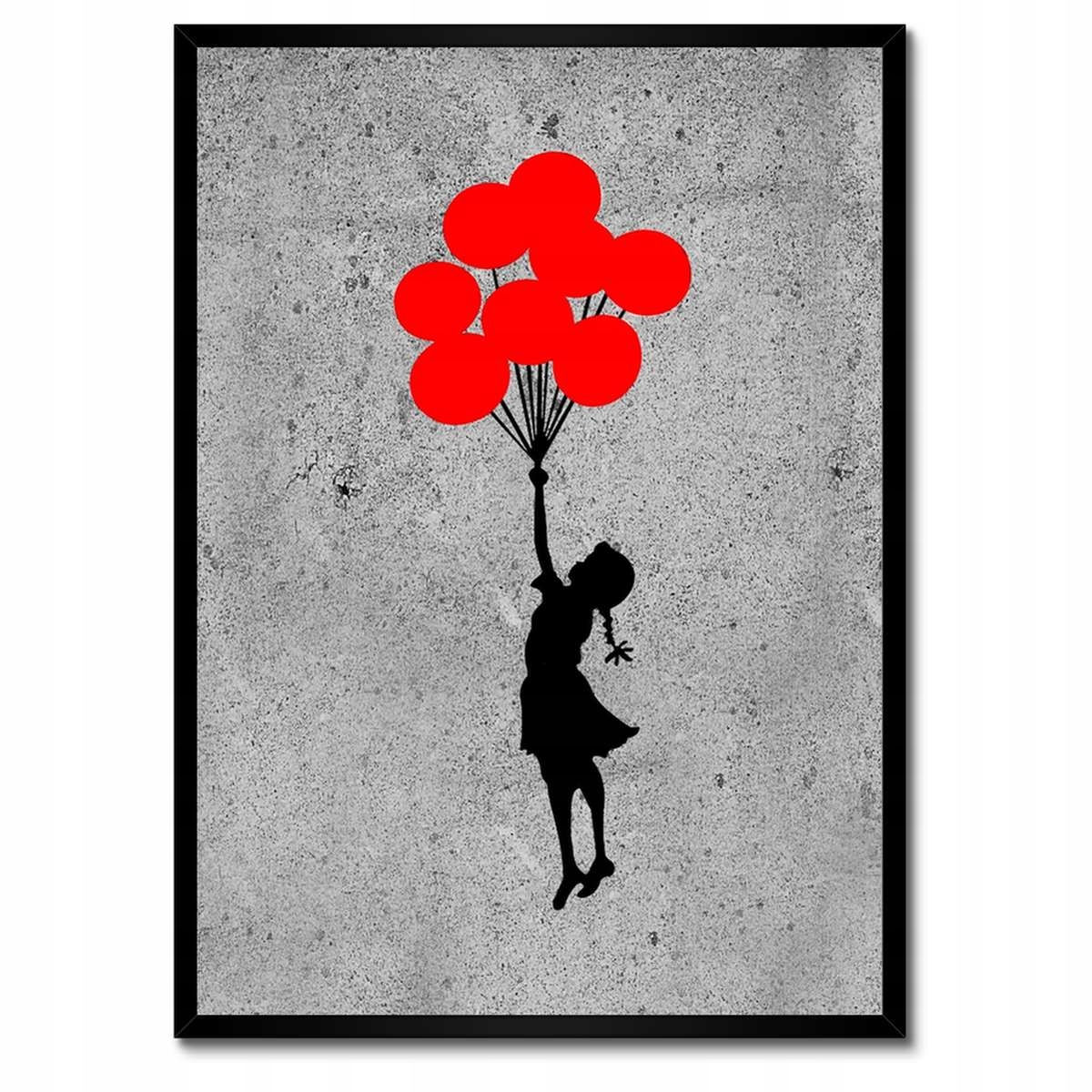 Plakáty v rámu 50x70 Banksy Dívka Balóny