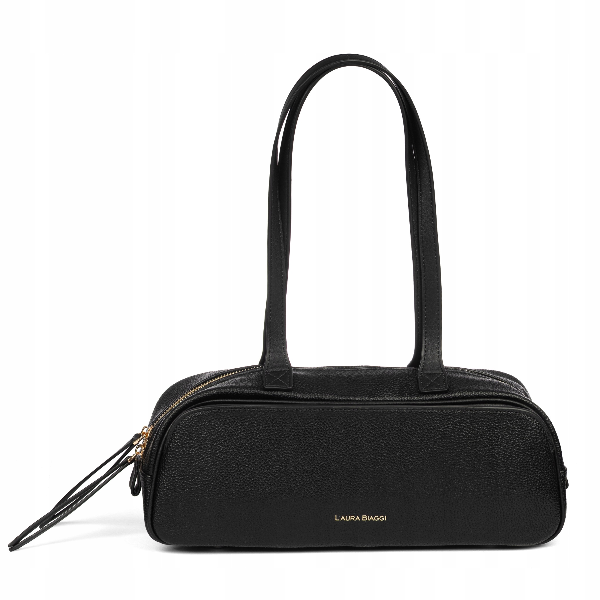 Laura Biaggi Dámská kabelka Kufřík Černá Kabelka Přes Rameno Elegantní přes rameno
