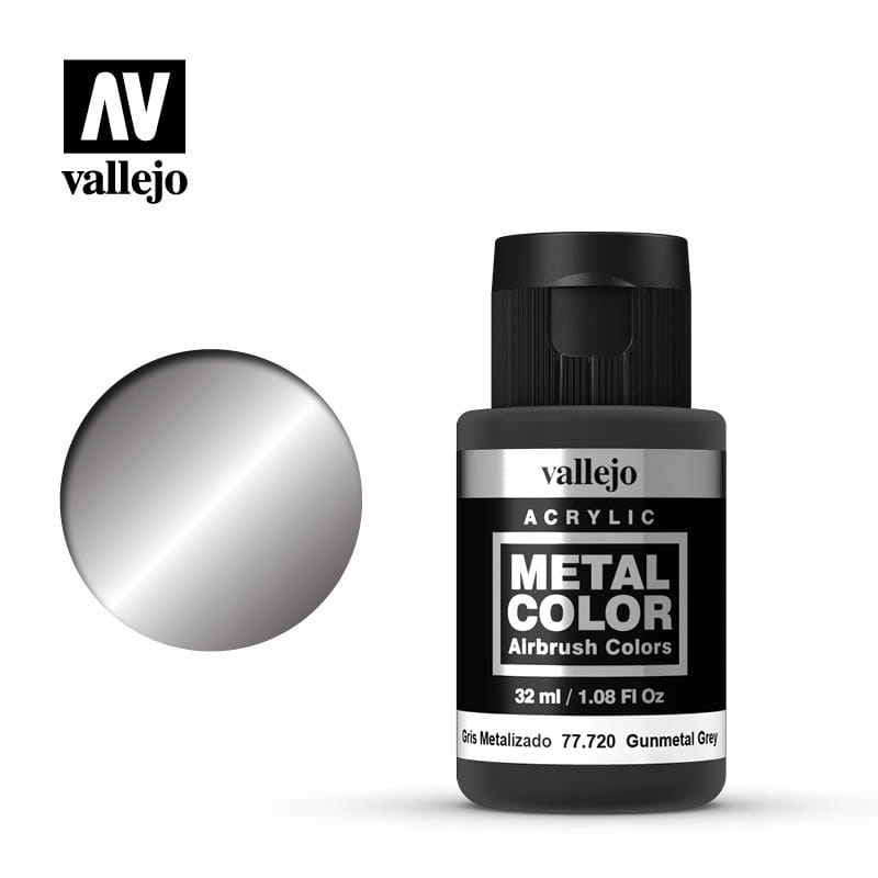 

Vallejo 77720 Metal Color Gunmetal Grey 32ml