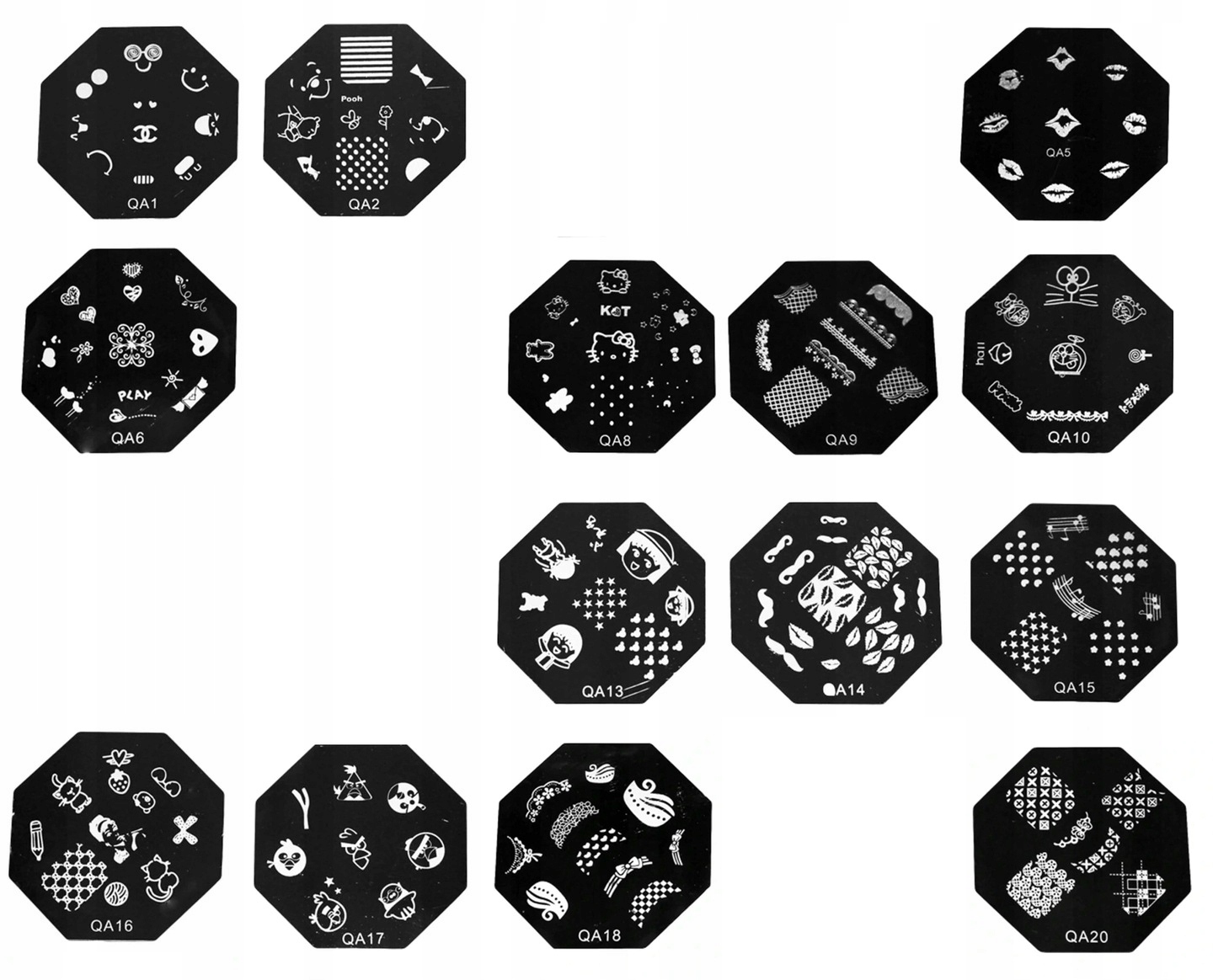 BLASZKI DO STEMPLI STEMPELKÓW HYBRYD PŁYTKI WYBÓR Rodzaj Pozostałe