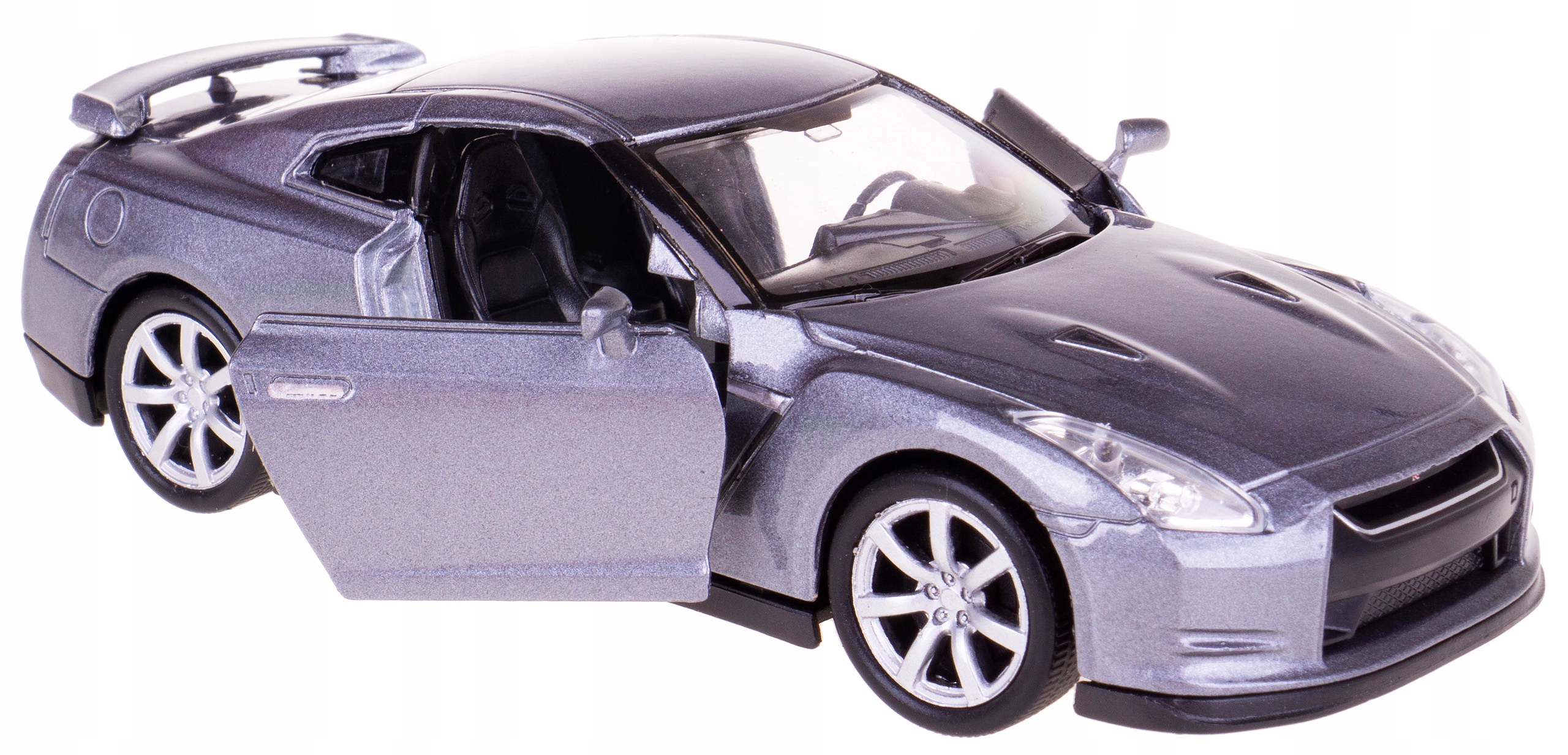 

Nissan Gt-r Model Metalowy Welly 1:34/39 Grafit