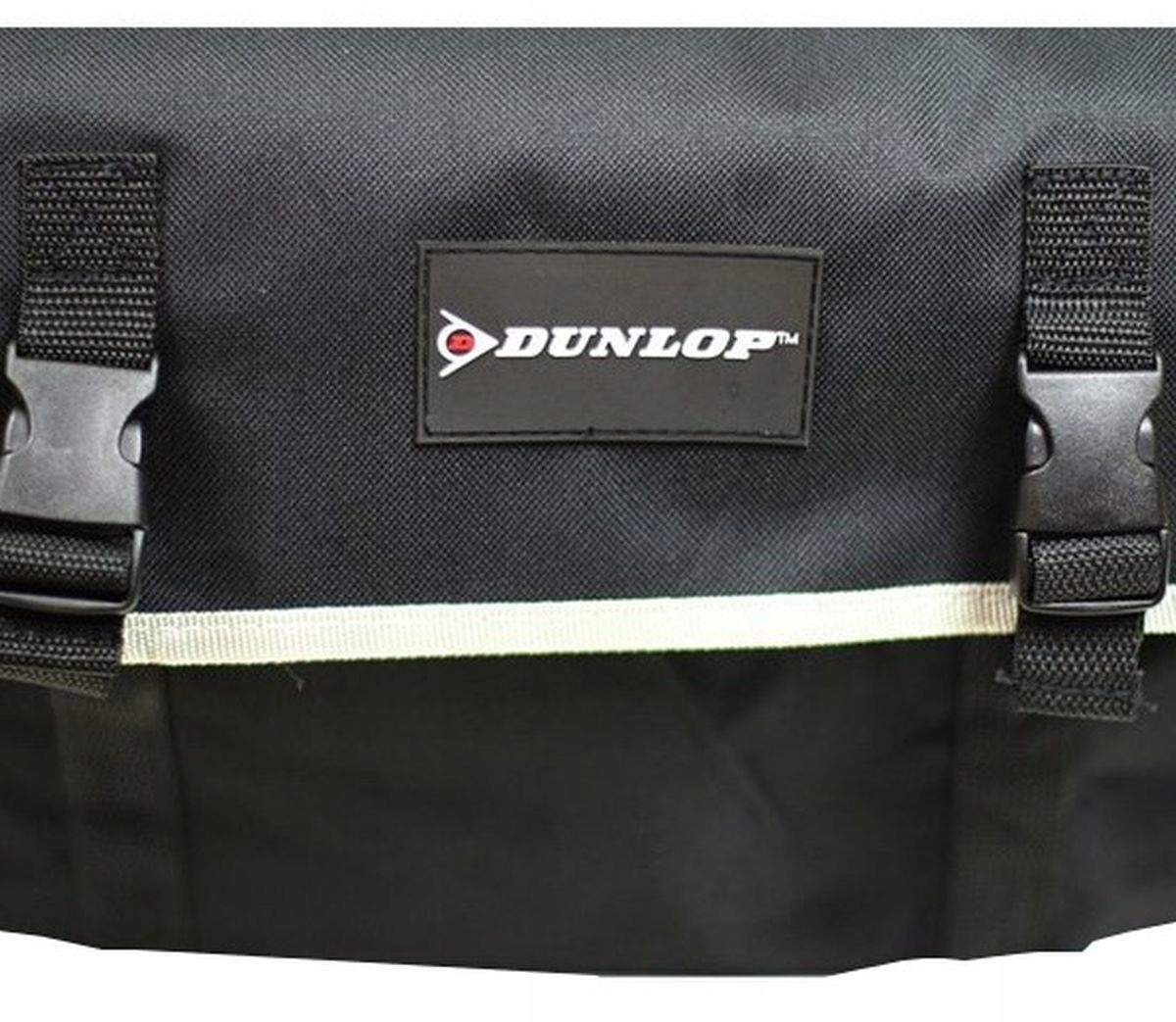 WODOODPORNA SAKWA ROWEROWA TORBA NA BAGAŻNIK 26L DUNLOP Materiał dominujący poliester