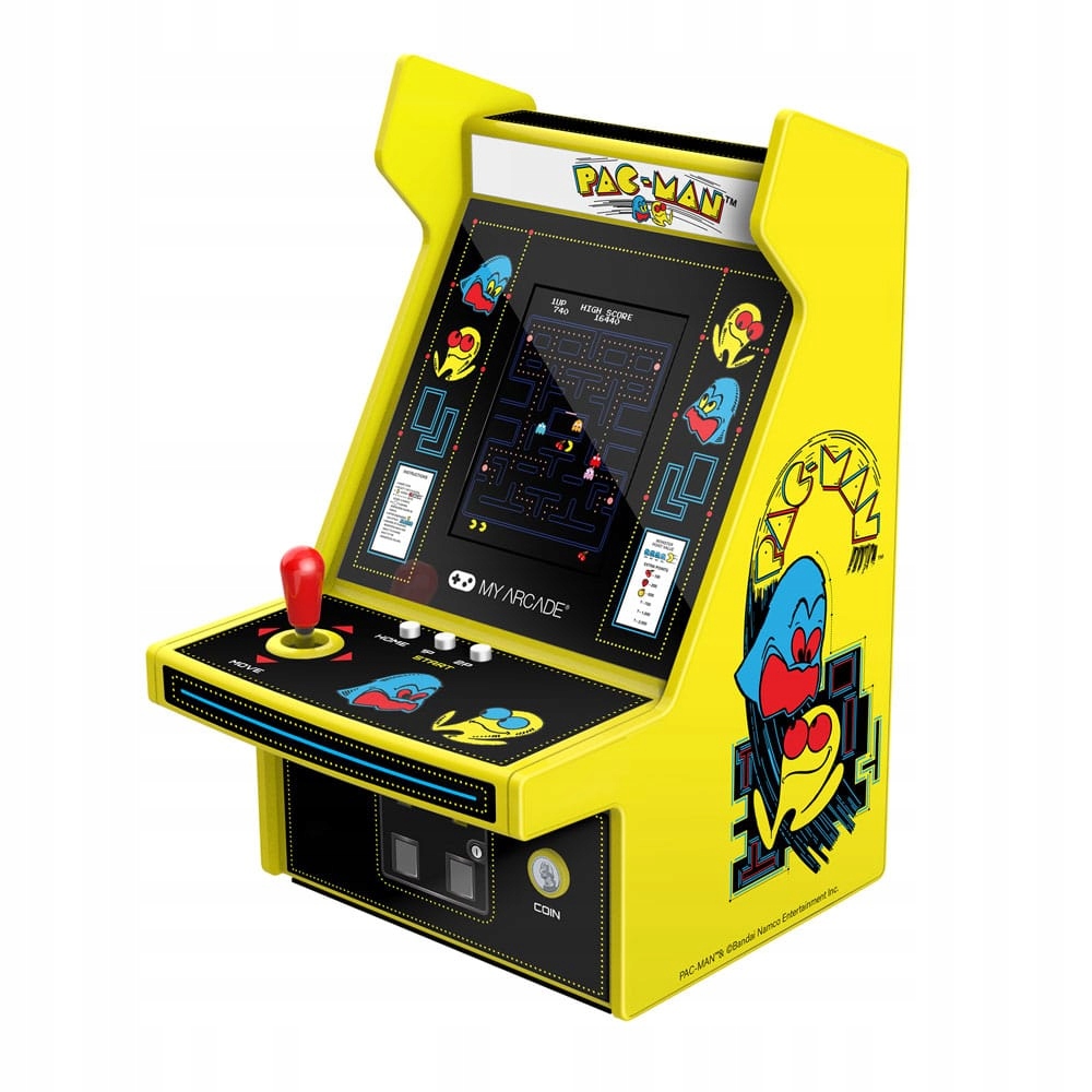 Pac-Man Přenosná Retro Arkádová Hra Micro Player Pro