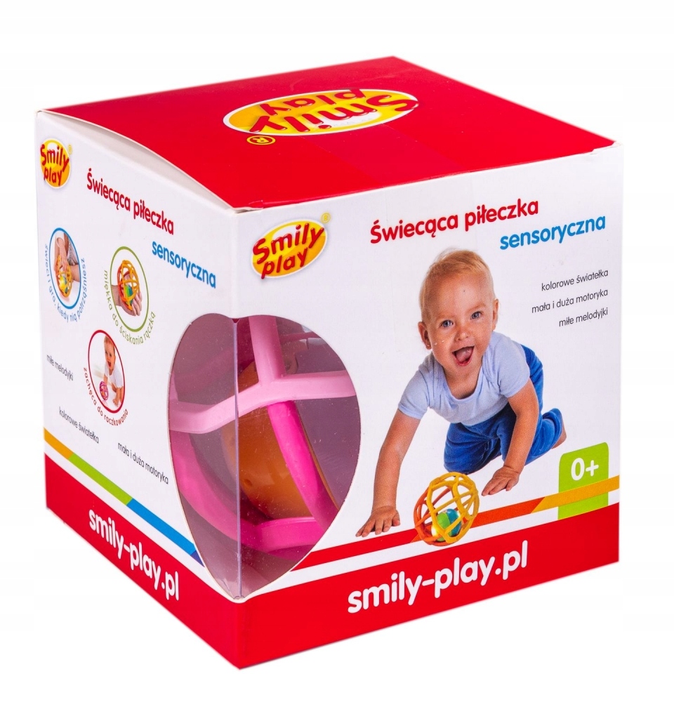 

Grzechotka. Świecąca piłeczka. Różowa (SP8365