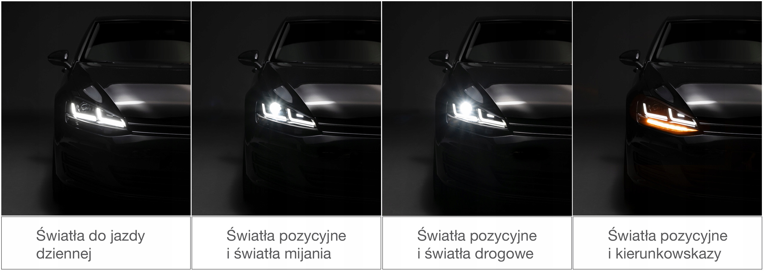 Osram LED HL 103-CM Lampa Golf VII Chrom Halogen Producent części Osram