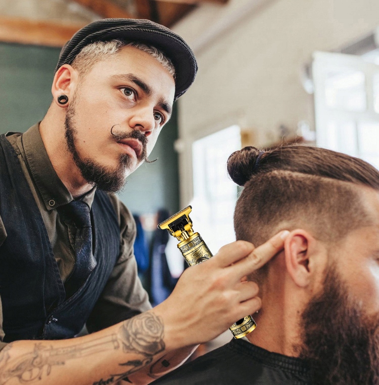 MASZYNKA TRYMER DO STRZYŻENIA GOLENIA WŁOSÓW BRODY REGULACJĄ GOLARKA LCD EAN (GTIN) 6900966110543