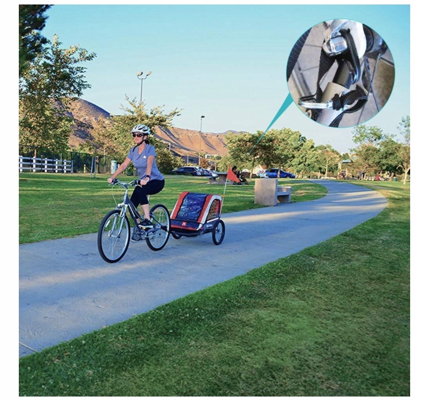 UCHWYT ZACZEP HAK MOCOWANIE PRZYCZEPKI ROWEROWEJ Liczba miejsc 1