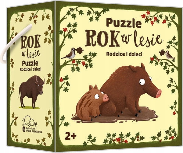 

Puzzle dwuelementowe Rok W Lesie Rodzice i dzieci