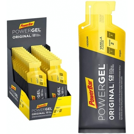 PowerBar PowerGel Original 24x41 Balíček gelů Vanilia vanilkový