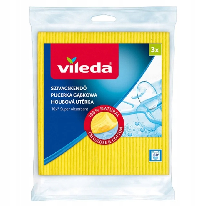 

Vileda Ścierka Ściereczka pucerka gąbkowa chłonna