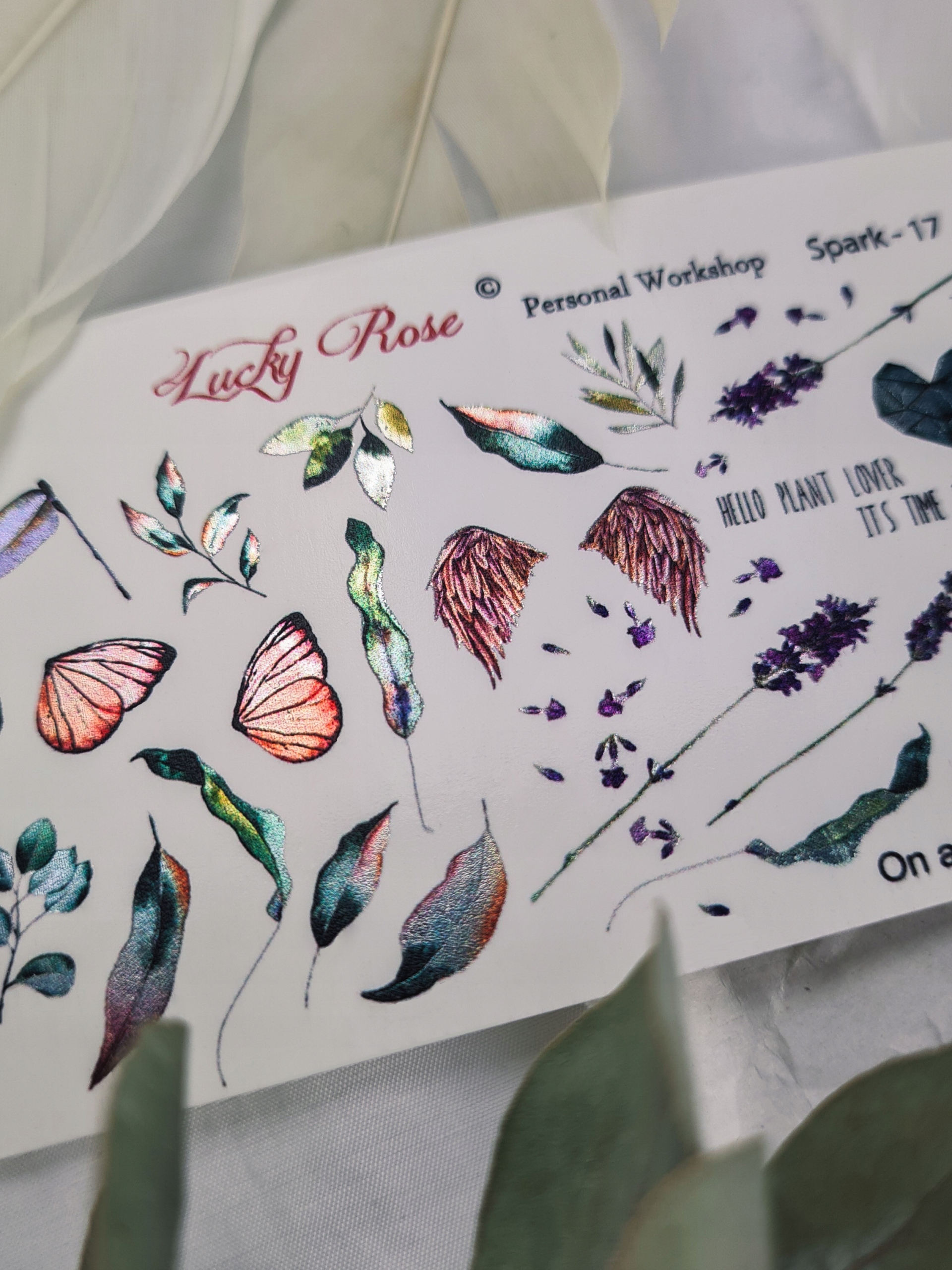 NAKLEJKI NA PAZNOKCIE LUCKY ROSE SPARK-17 EAN (GTIN) 4603300351818