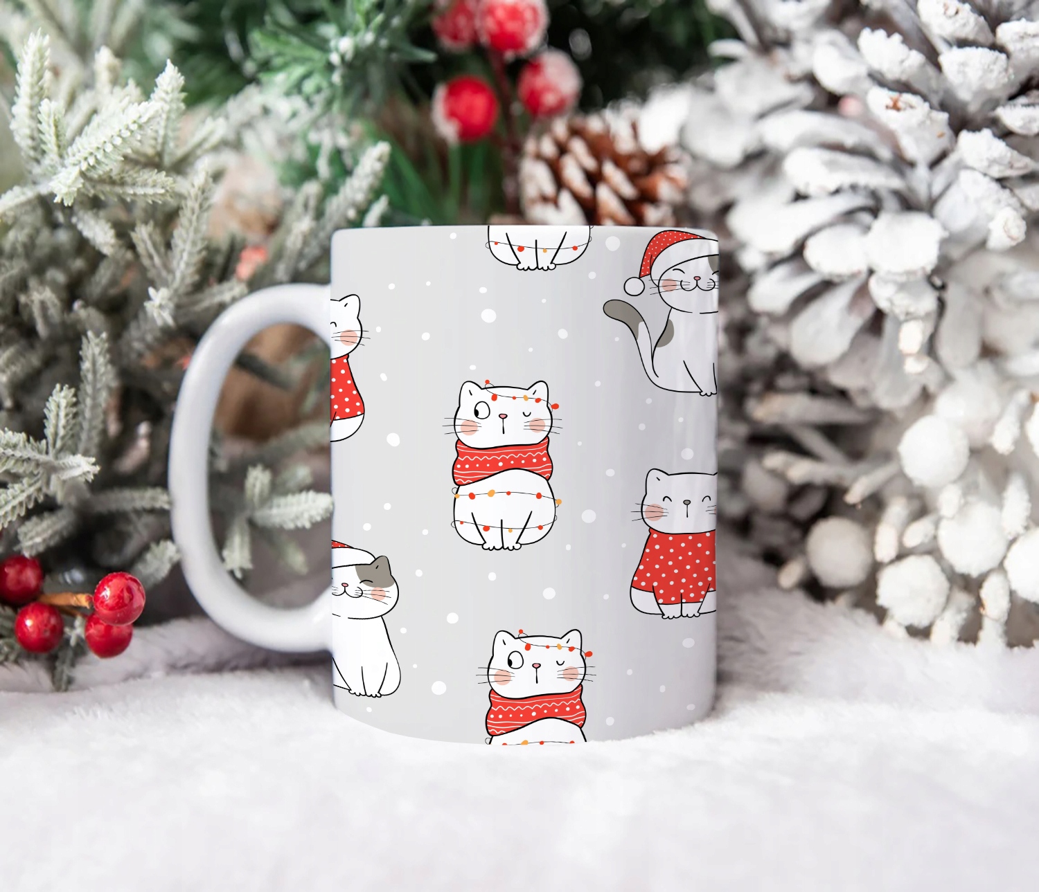 ŚWIĄTECZNY KUBEK 330ml PREZENT ŚWIĘTA POD CHOINKĘ Stan opakowania oryginalne