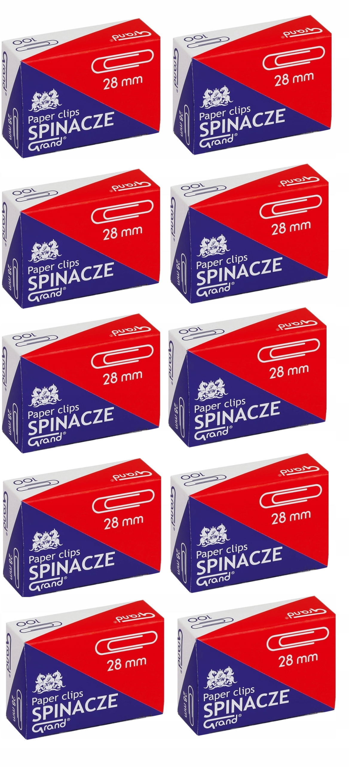 

Spinacze Biurowe Grand Okrągłe 28mm 1000 Sztuk