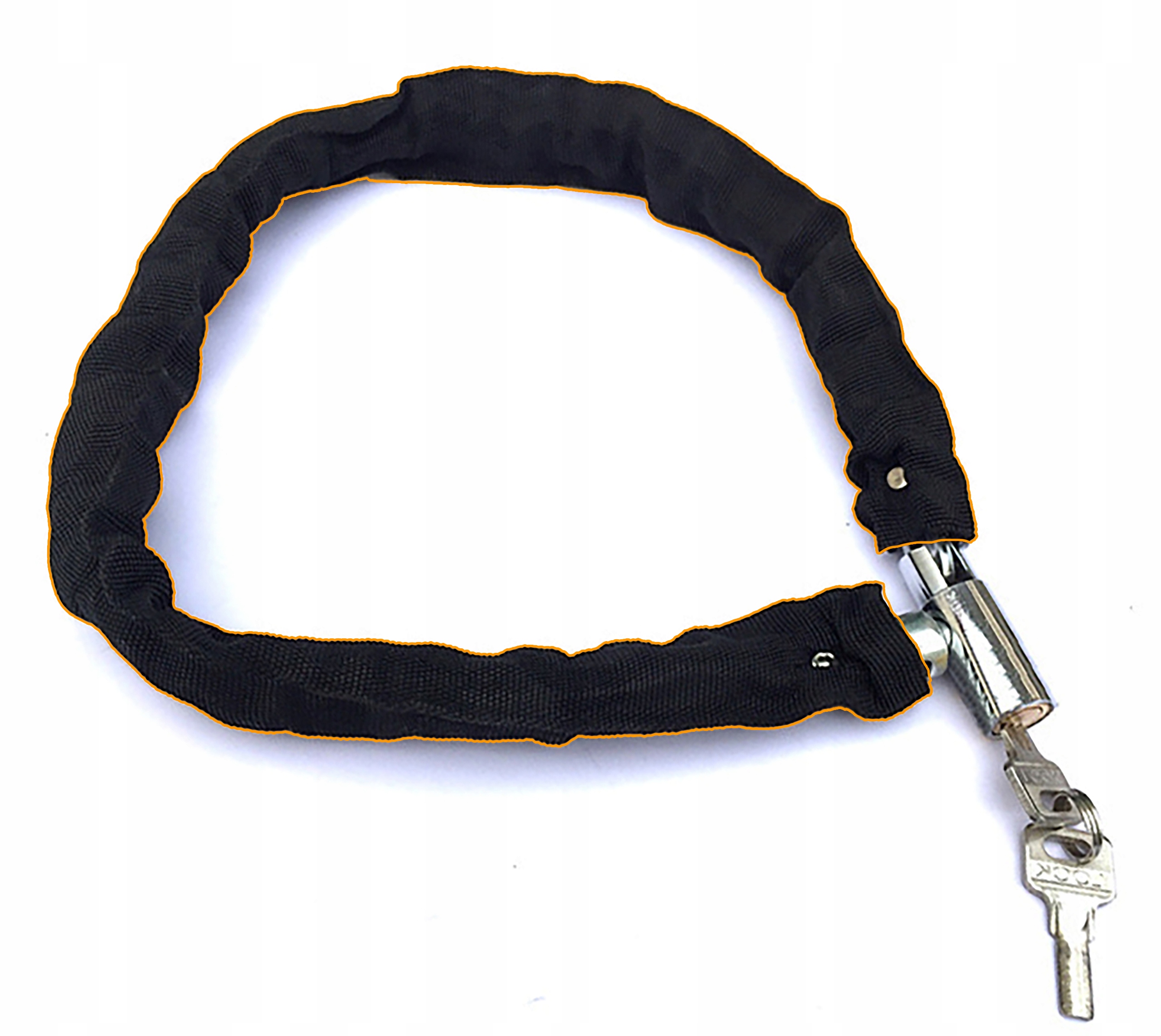 ŁAŃCUCH ZAPIĘCIE BLOKADA ROWEROWA NA ROWER wzmocniony