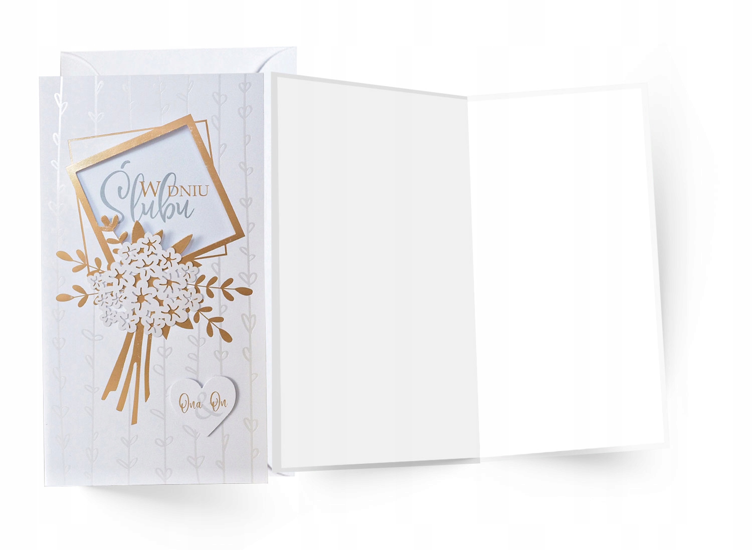 

Kartka Ślubna Ślub Wesele dla Nowożeńców Młodych