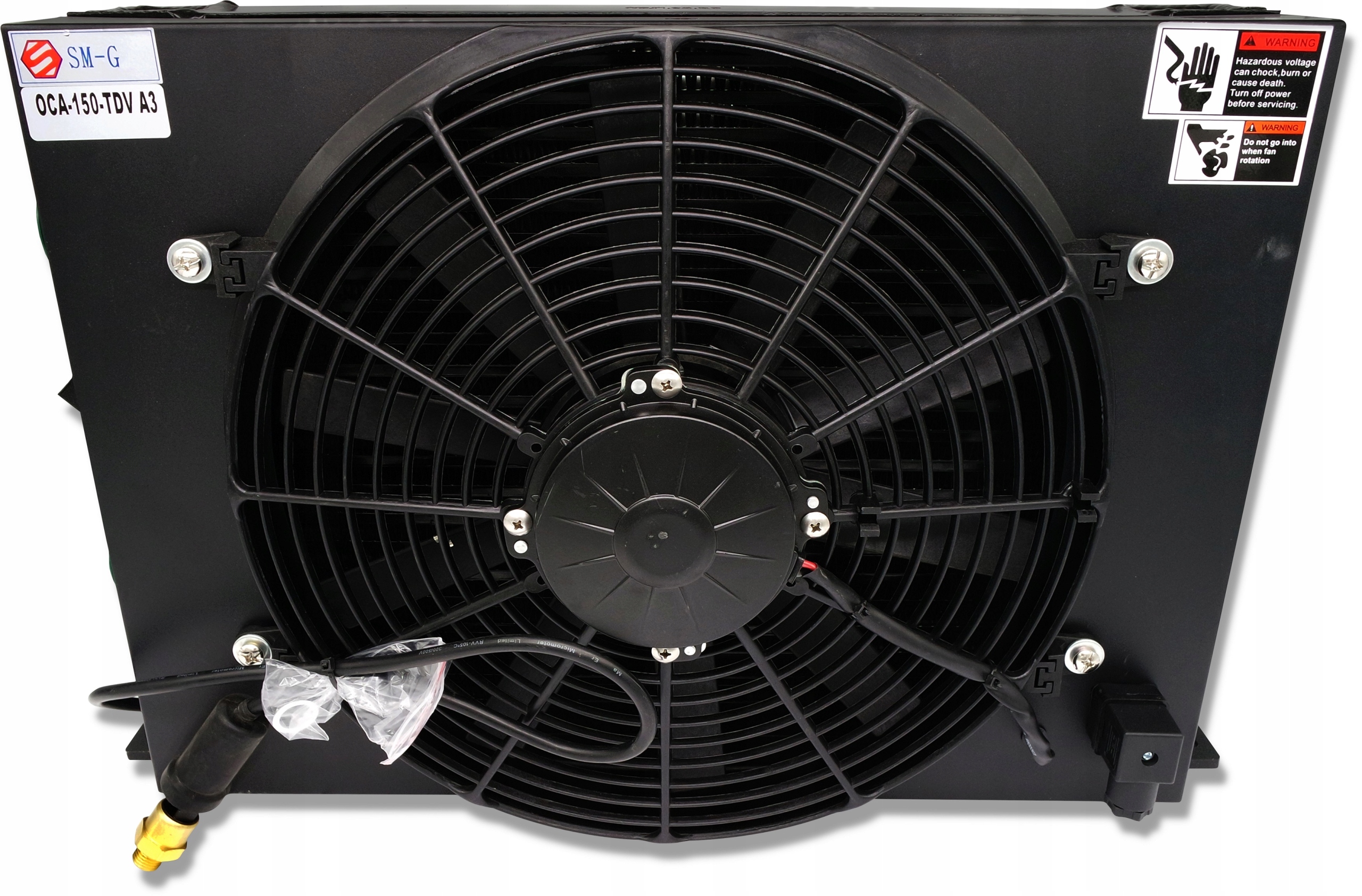 CHŁODNICA WENTYLATOR OLEJU HYDR 150L 12V TERMOSTAT