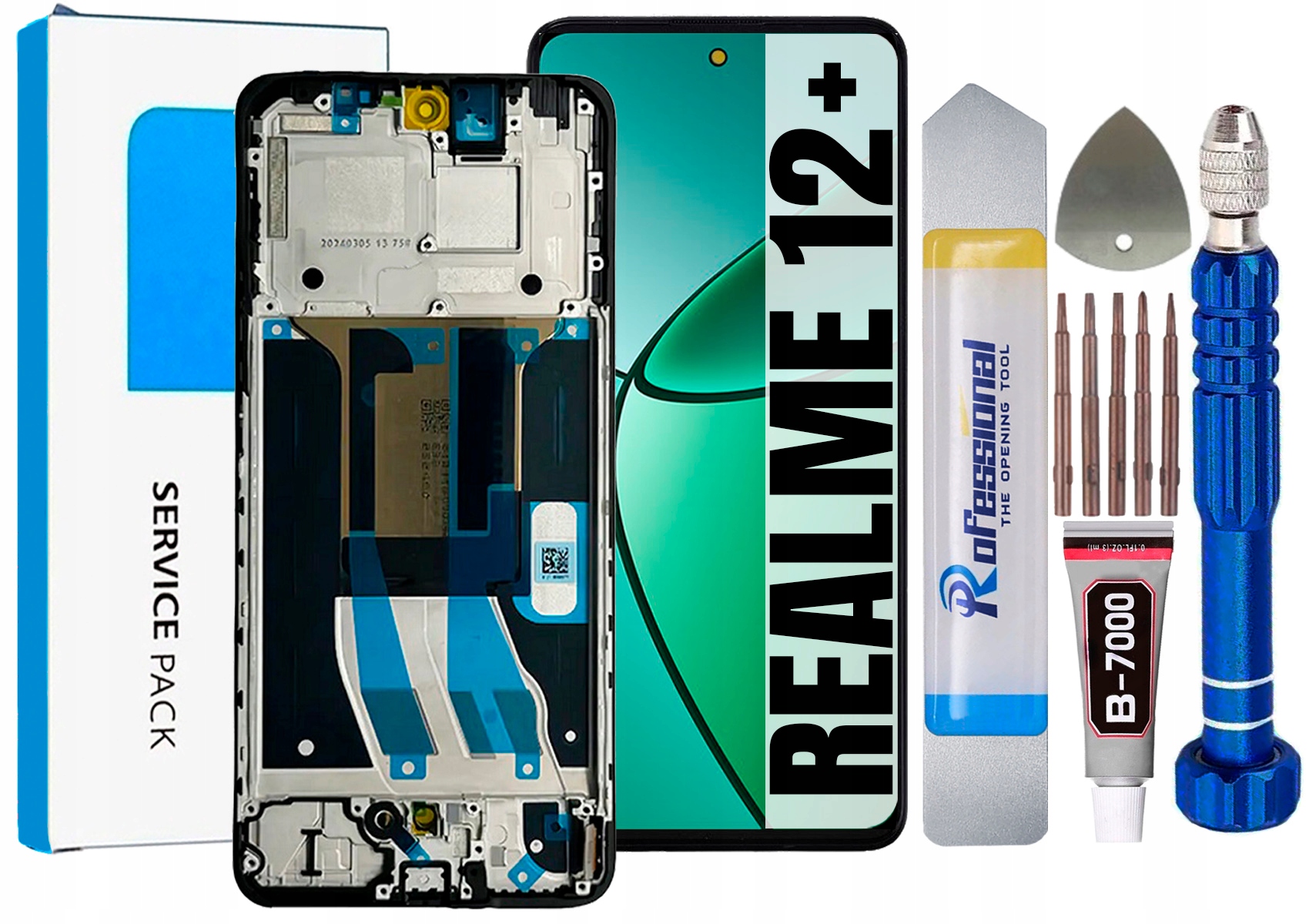 Displej Pro Realme 12 Plus 5G RMX3867 Originál LCD Rámeček