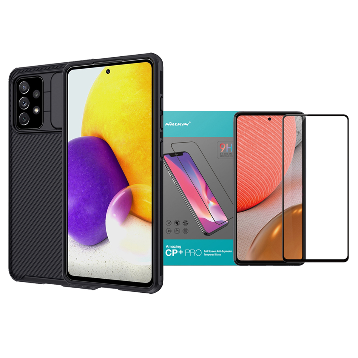 

Nillkin Etui Case Do Galxay A72 + Szkło Nillkin