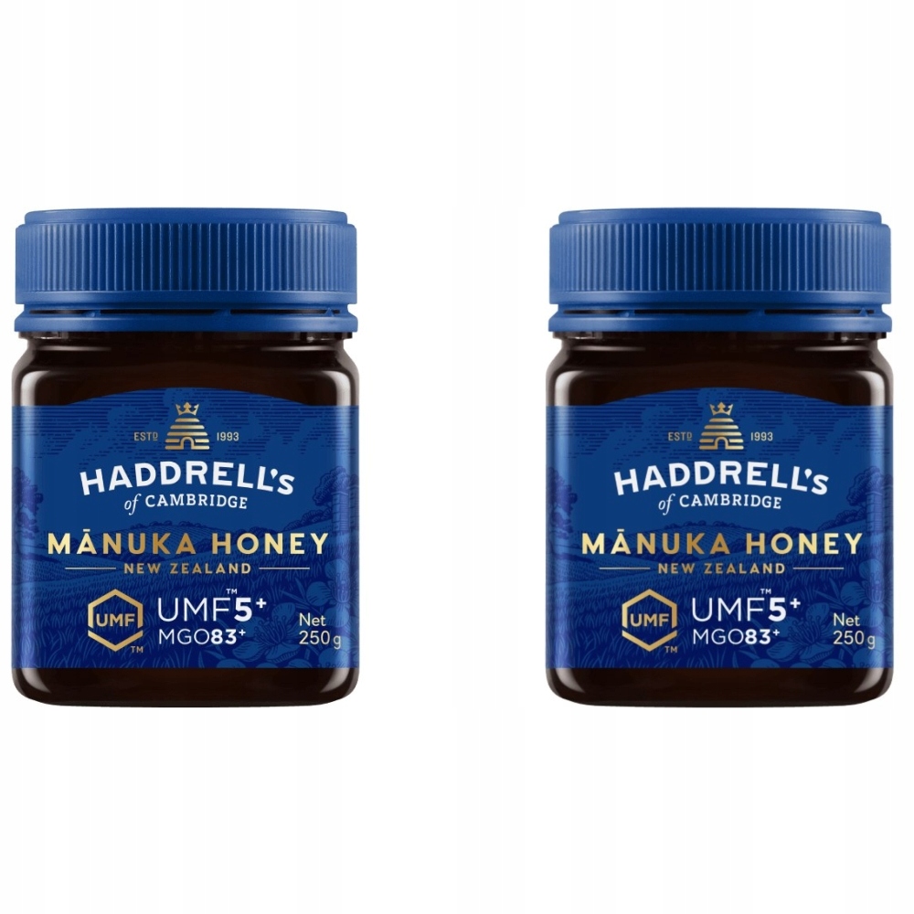 2x Miód Manuka Mgo 83+ Umf 5+ 250 g Haddrell's Of Cambridge