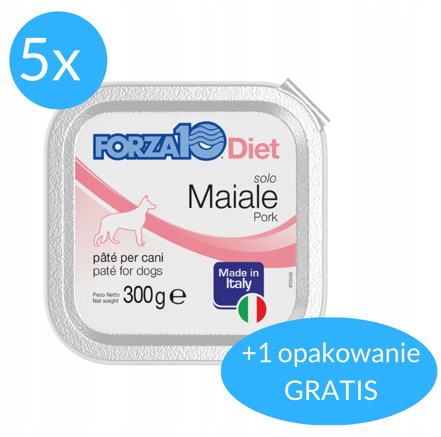Forza10 Solo dieta pro psa vepřové maso 5x300g 300g Bonus
