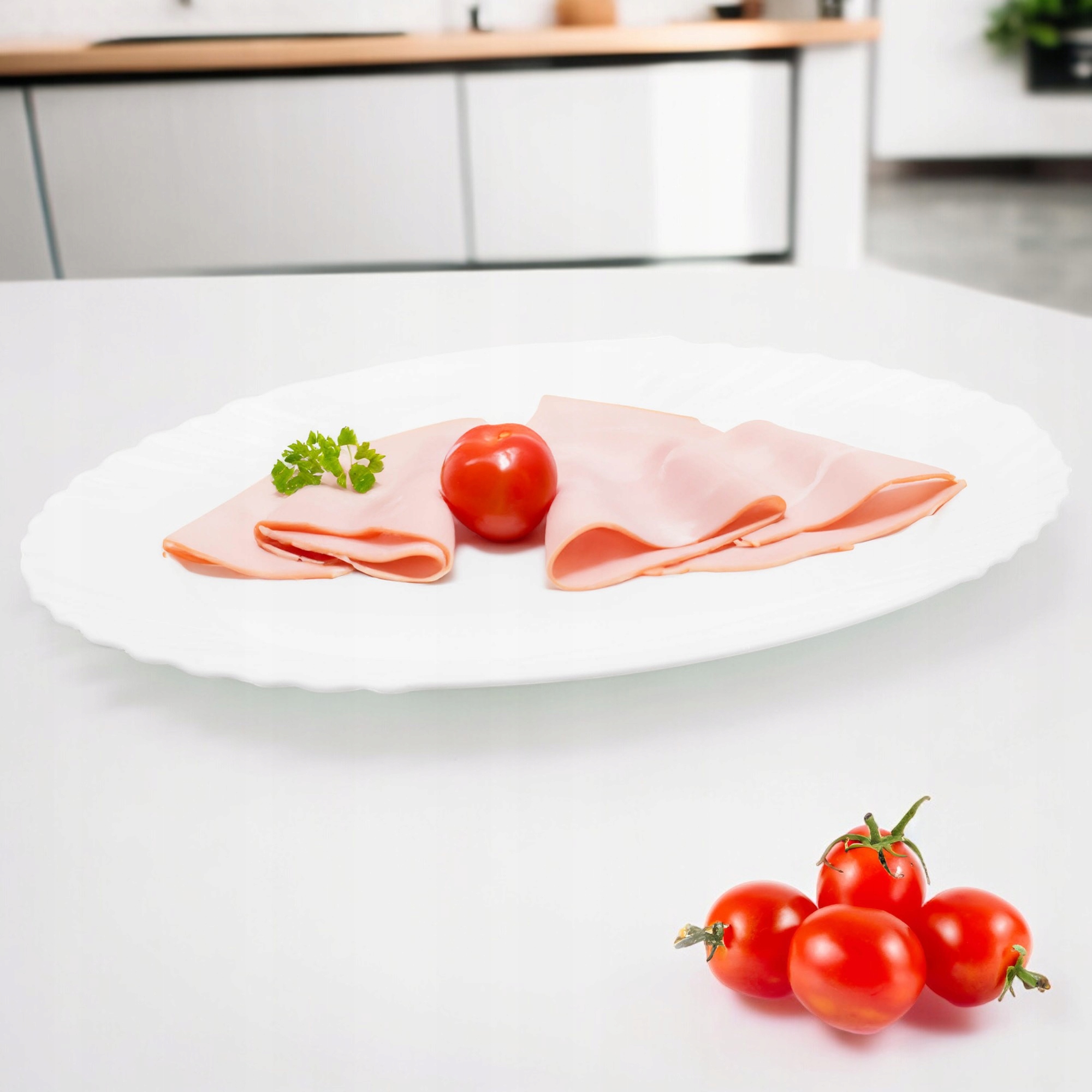 PÓŁMISEK OWALNY OWAL BIAŁY TALERZ DO SERWOWANIA NA PRZEKĄSKI 35 CM Typ produktu wielorazowy