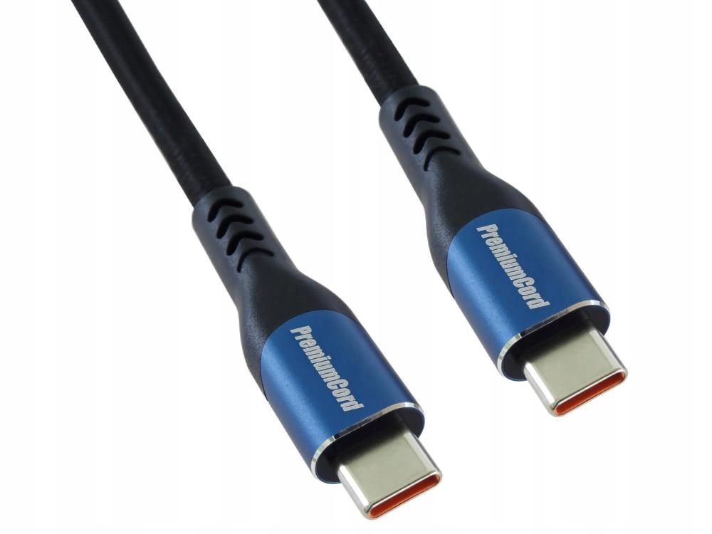 Kabel PremiumCord Usb-c (usb 3.2 Gen 2x2, 5 A, 100 W, 20 Gb/s) 1,5 m, oplot