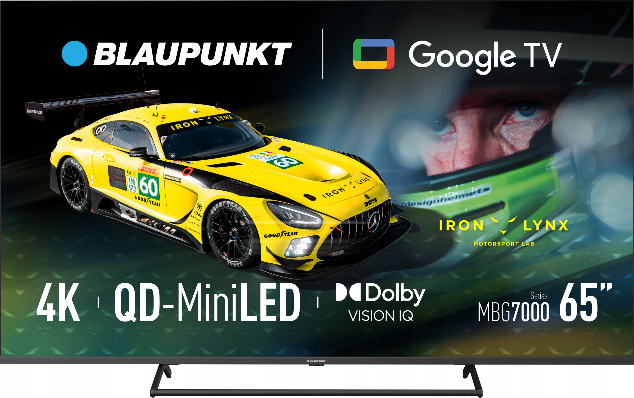 Blaupunkt 65MBG7000S Tv 65" Qd Miniled 4K Uhd Google Tv Wifi Smart 144hz