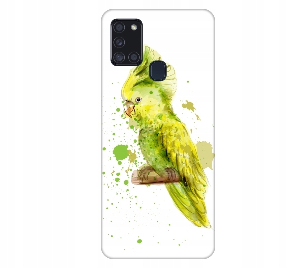 

Etui na telefon Samsung Galaxy A21s Ptak papuga ak