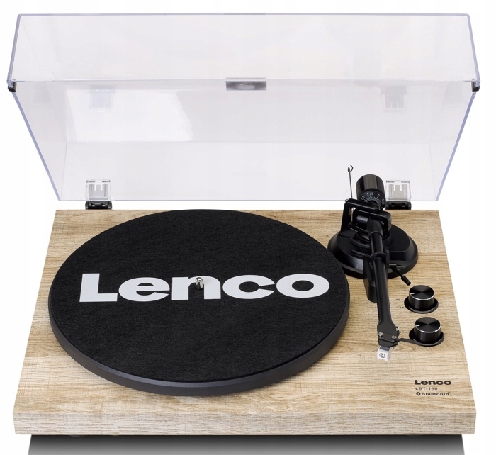 Gramofon Lenco LBT-188 Pi Jasnobrązowy Sosna Bluetooth Cinch Audio Technica