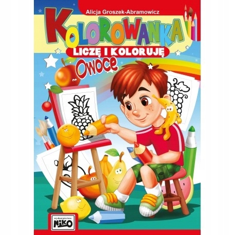 

Niko Kolorowanki Liczę i koloruję Owoce