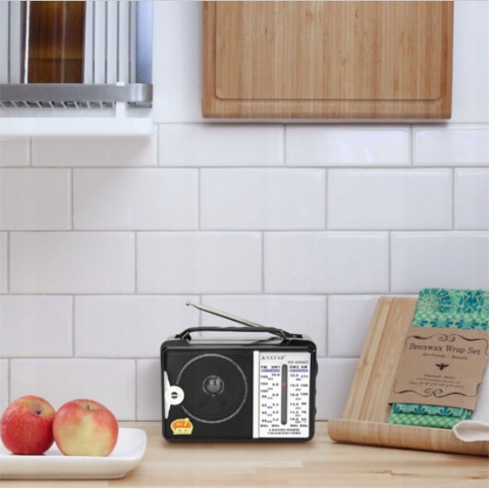 RADIO PRZENOŚNE SIECIOWE KUCHENNE BUDOWLANE NA BATERIE R20 AM, FM, SW 230V Model RADIO