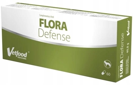 Vetfood Flora Defense probiotyk dla psa 60 kaps.