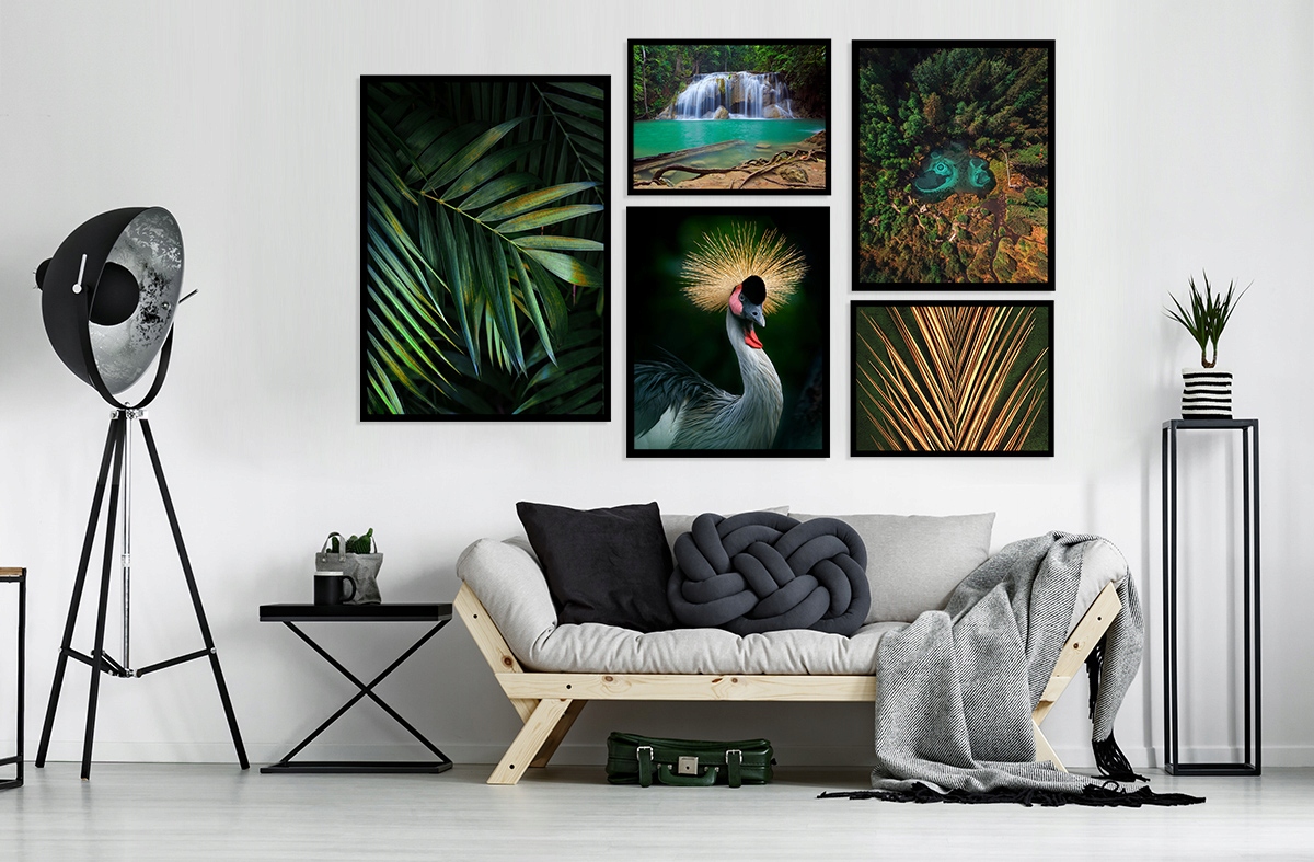 XXL DUŻY KOMPLET 5szt Obraz Obrazy Plakat KP076 Liczba sztuk 5