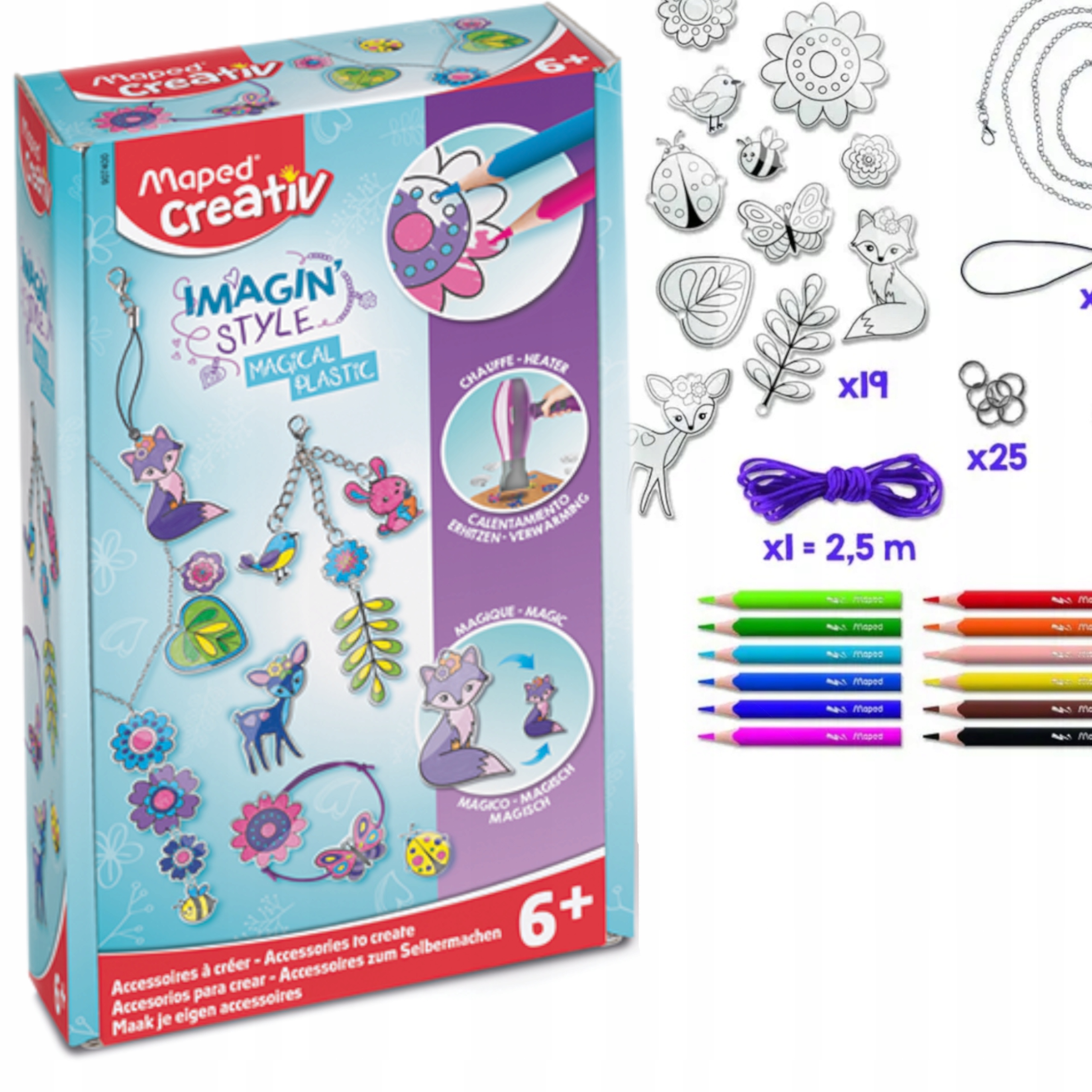 

Zestaw magiczny plastik Maped Creativ akcesoria