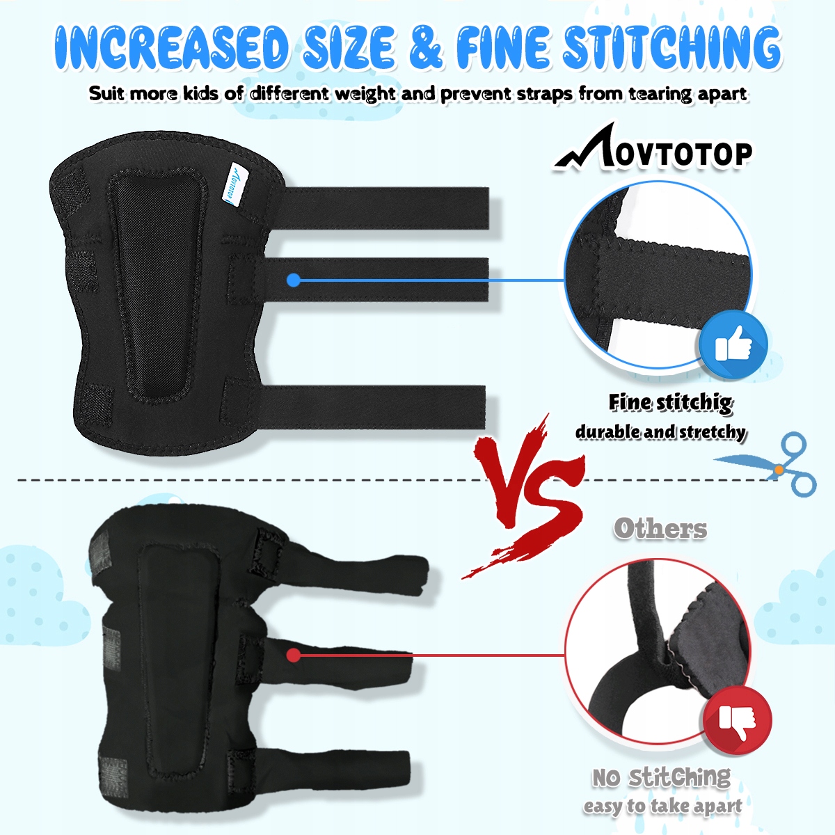 ZESTAW OCHRANIACZE NA ROLKI ROWER KOLANA ŁOKCIE DLA DZIECI L/XL Rodzaj zestawy ochraniaczy