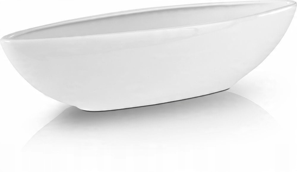 

Doniczka osłonka Ceramiczna biała łódka 7h