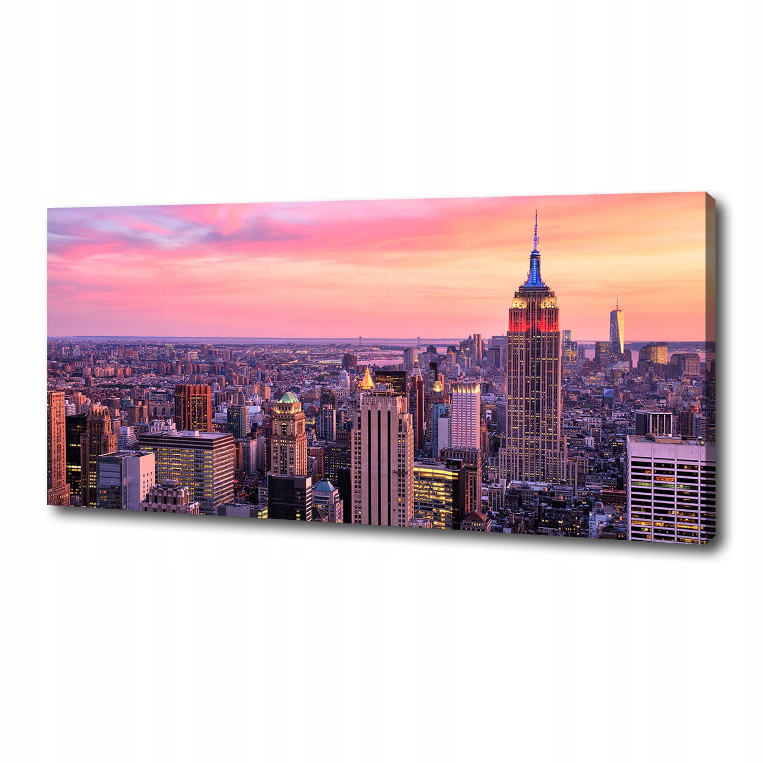 Fotoobraz obraz na plátně New York západ 125x50 cm