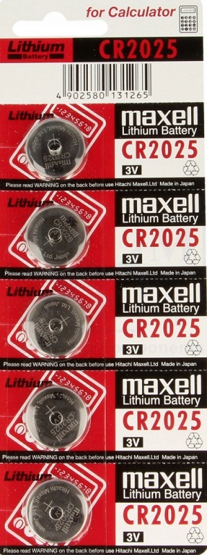 

Maxell CR2025 3V Bateria guzikowa pastylkowa