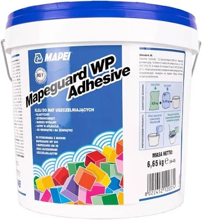 Mapei Mapeguard Wp Adhesive Klej Do Mat hydroizolacji wp90 wp200 6,65kg