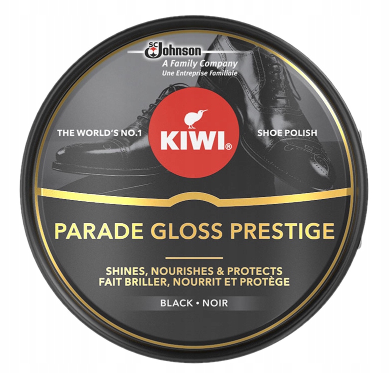 KIWI PASTA DO BUTÓW i SKÓRY PUSZKA 50ml - CZARNA