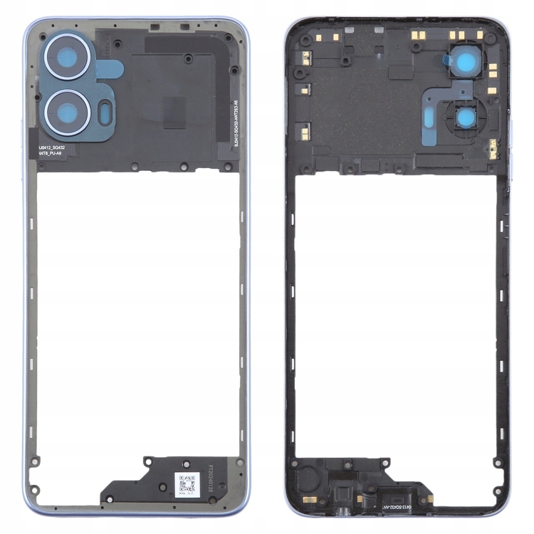 For Motorola Moto G34 Original Middle Frame Bezel Plate Purple