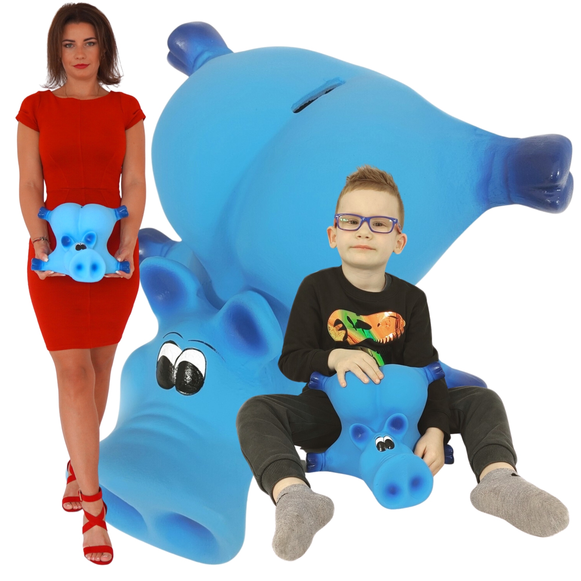 Velká Pokladnička Modrá Pro Děti K Rozbití