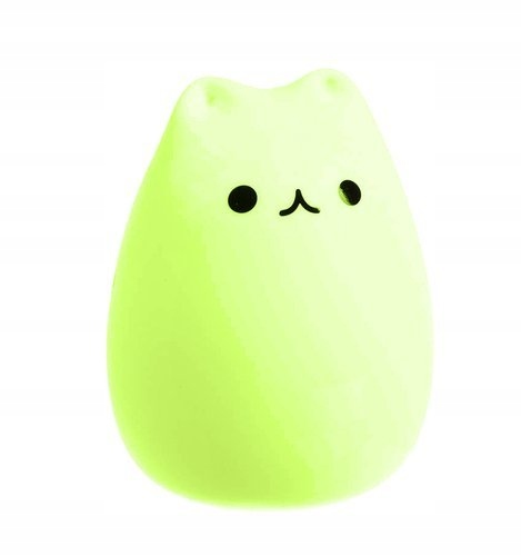 Silikonowa lampka nocna Bemi LED kotek USB pilot Płeć chłopcy dziewczynki
