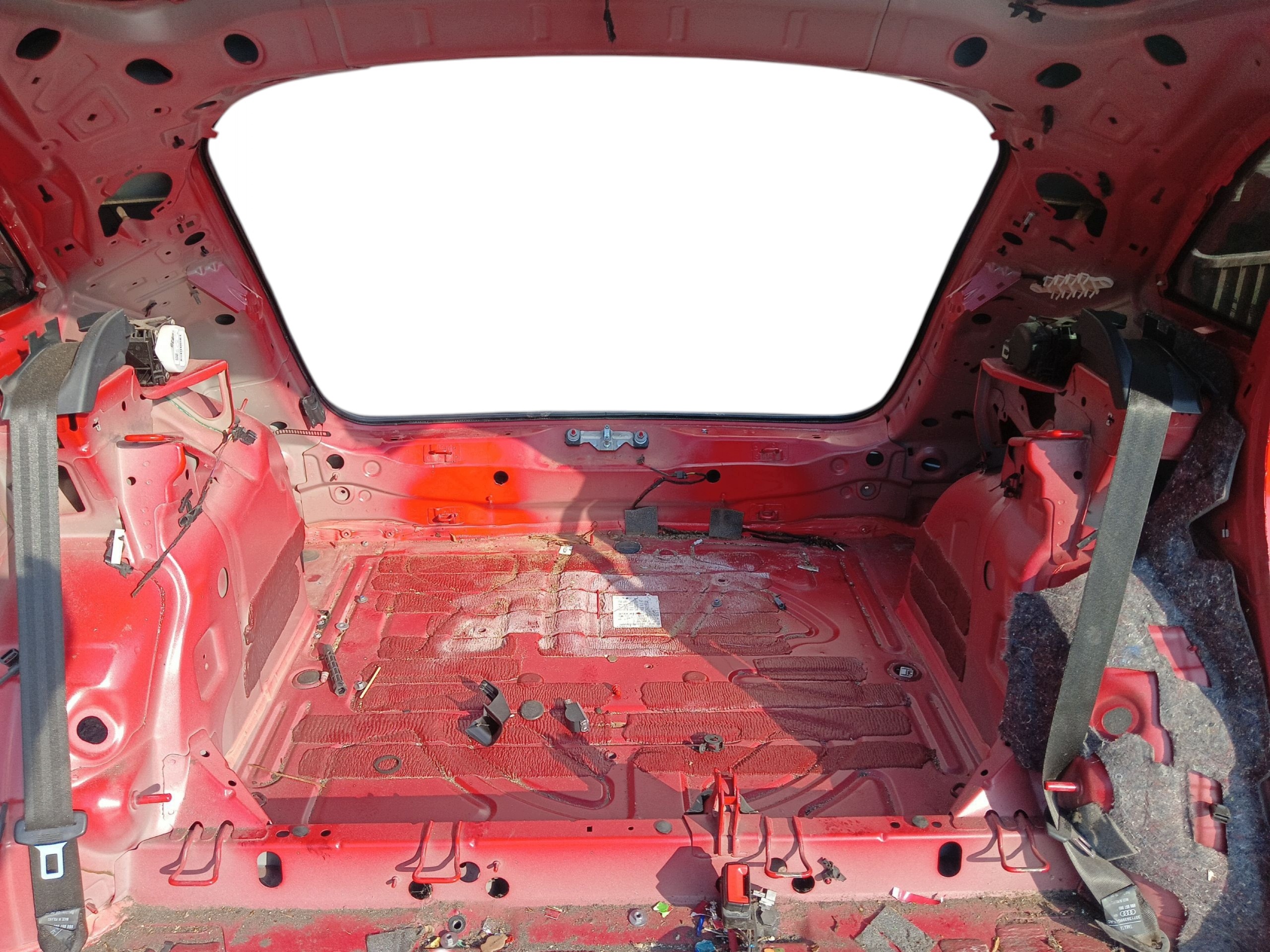 rear panel sump AUDI Q3 and 8U (2011-2014) KOD LAKIERU LZ3M