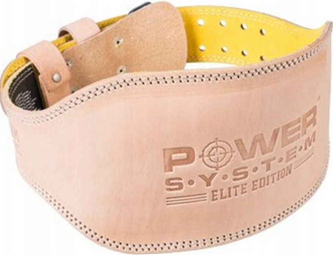 POWER SYSTEM PAS KULTURYSTYCZNY NATURALNY SKÓRZANY