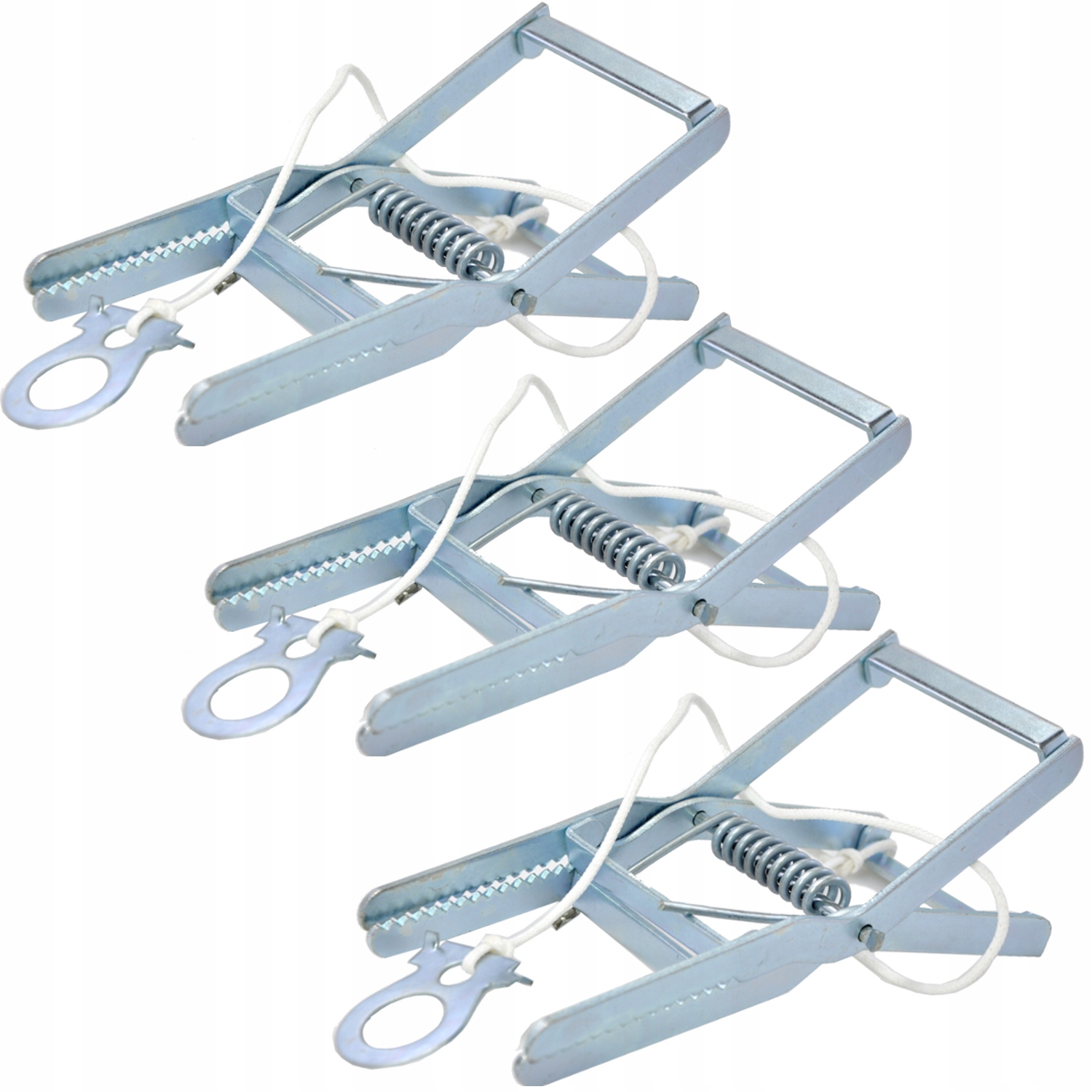 Łapka Na Krety Metalowa Pułapka Kretołap Profesjonalna Zestaw 3 Sztuki