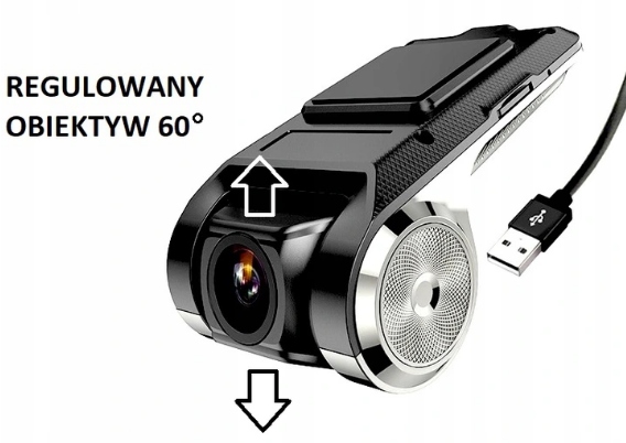 REJESTRATOR JAZDY DVR ADAS 1280P HD USB ANDROID Producent code Y3070