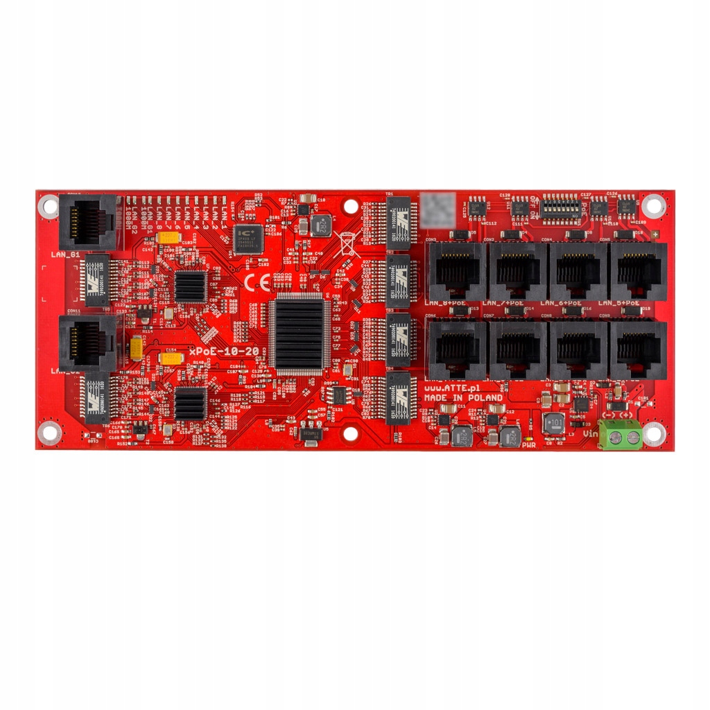 Switch PoE Atte xPoE-10-20-OF 10 portów (2xGbit)