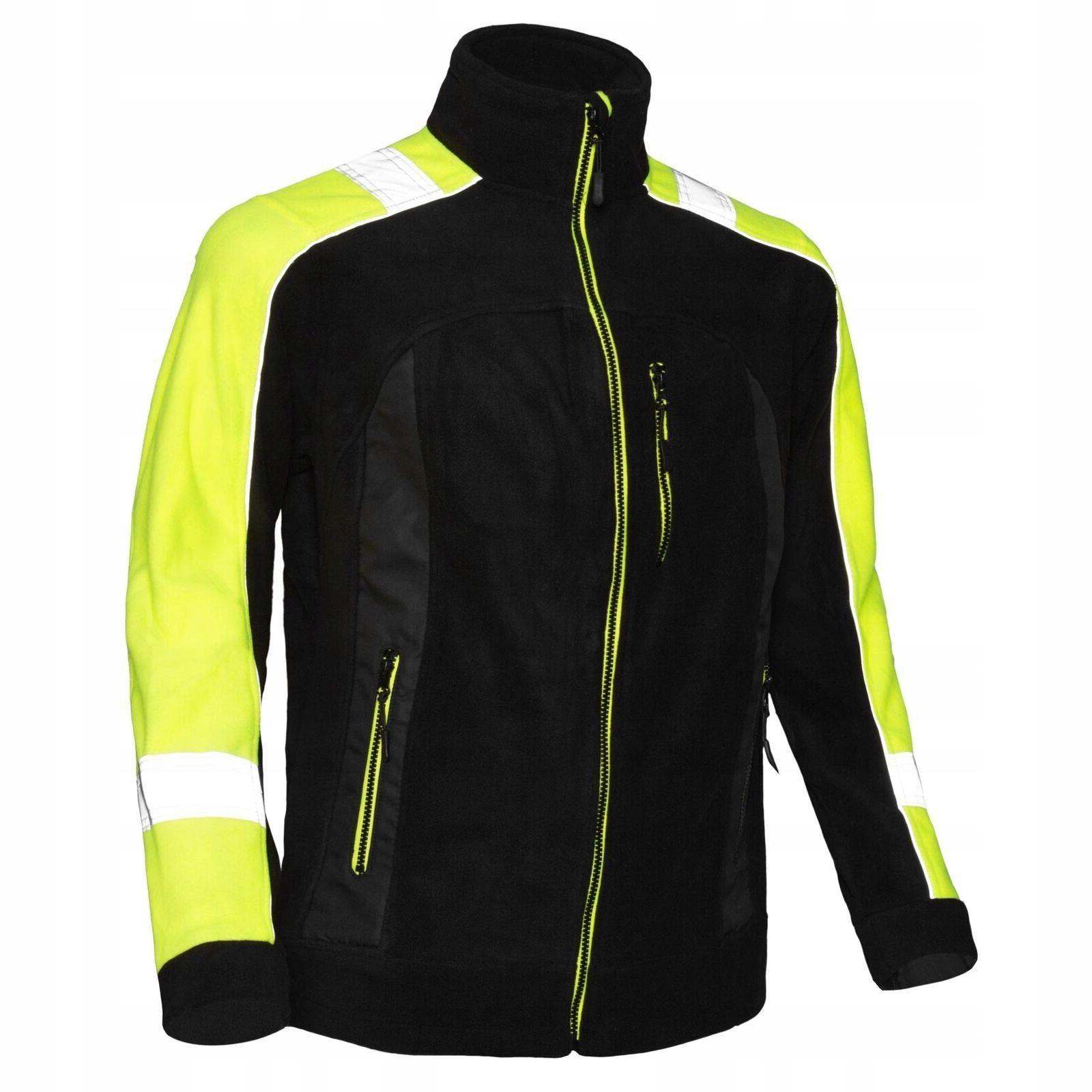 

Bluza Polar Roboczy Z Odblaskami Czarny Bhp R. 3XL