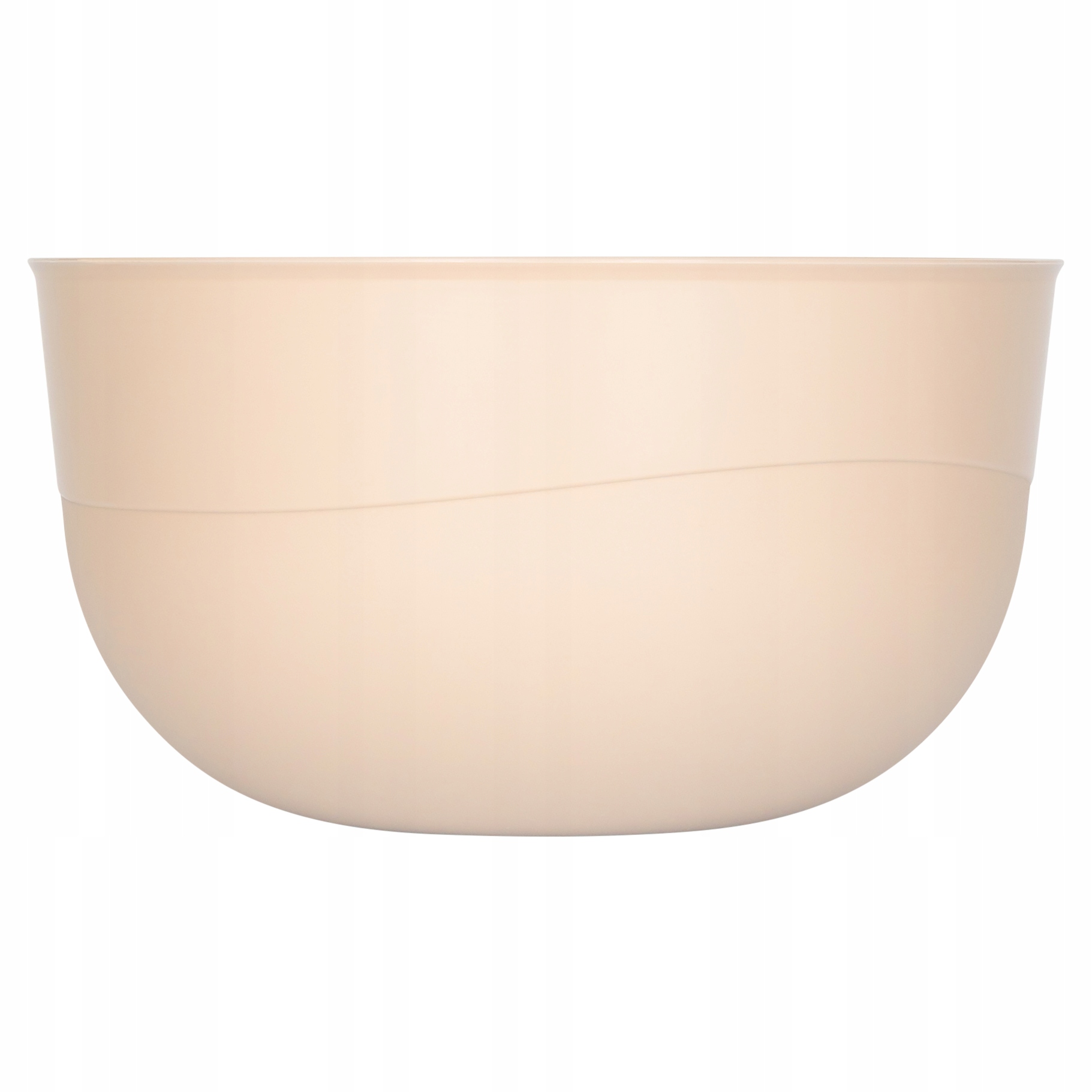 MISECZKA MISKA KUCHENNA PLASTIKOWA DO ŻYWNOŚCI NIETŁUKĄCA 1,2L 16CM BEŻOWA Pojemność 1.2 l